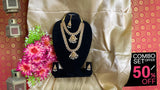 Elegant Combo Set – Necklace, Earrings & Maang Tikka | Gallery Collection