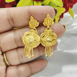 Gold Plated Hanging Earrings