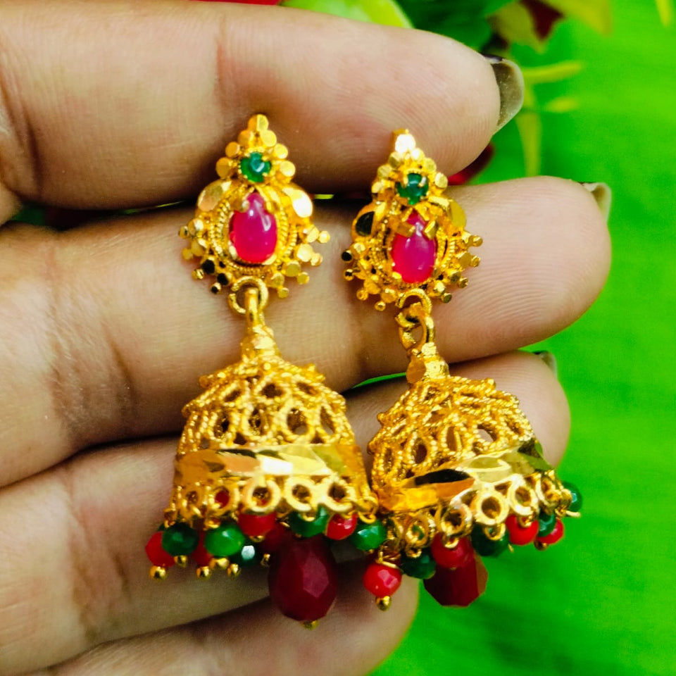 ✨ Radiant Gold-Plated Jumkas ✨
