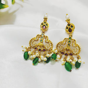 💚 Green Beads Jumkas