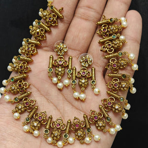 Matte Finish Necklace – Royal Elegance, Redefined