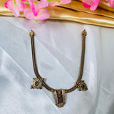 ✨ Divine Venkateswara Small Necklace with Moti
