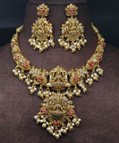 Stylish Short Necklace with Pearls & Stones