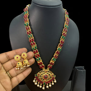 Stylish Matte Gold Necklace Designs