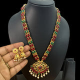 Stylish Matte Gold Necklace Designs