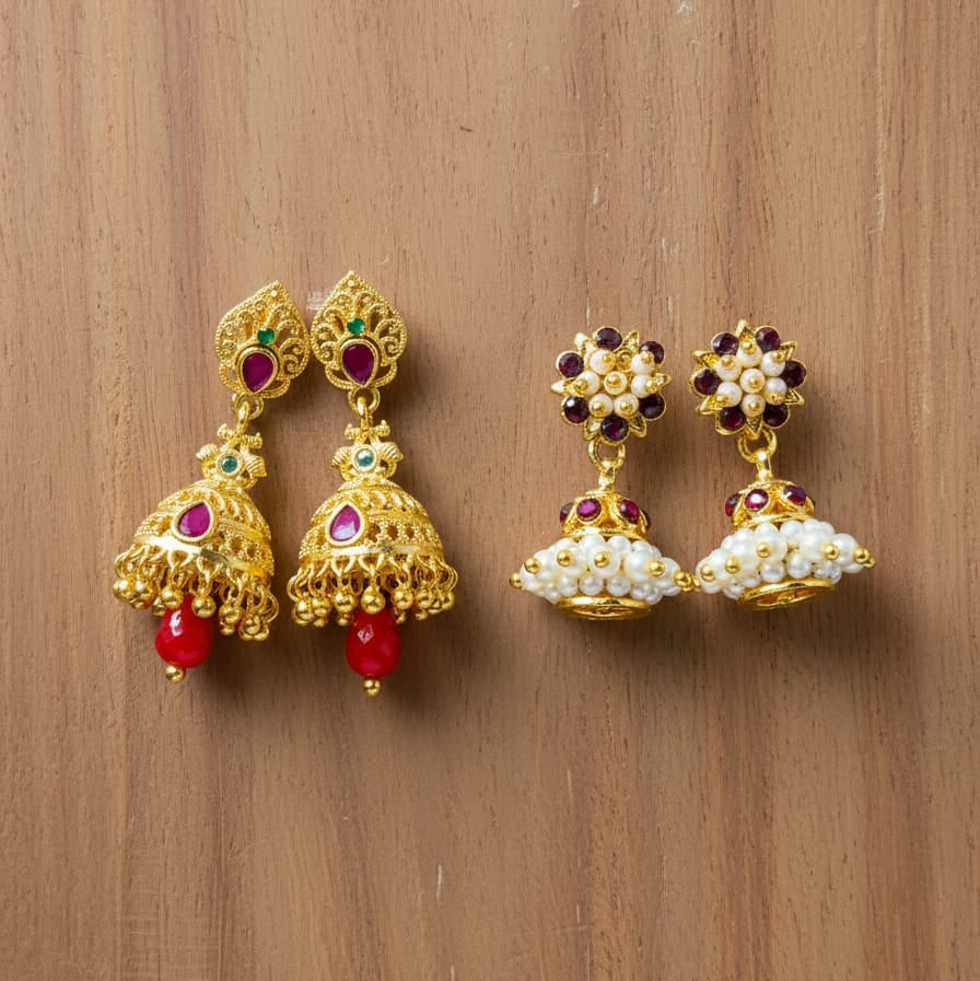 Combo Jhumkas for Sale – Only ₹399!