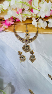 🪷 Traditional Combo Set – Necklace & Earrings