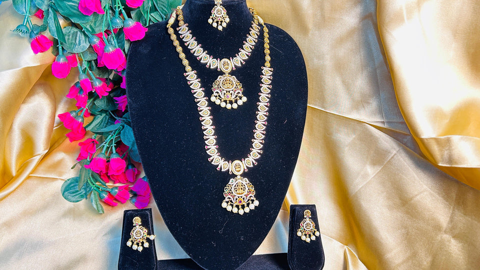 "Elegant Combo Set Designs ✨ | Necklace & Earrings Matching Collection"