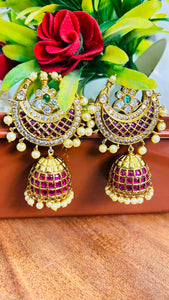 💎 Traditional Look with Modern Touch | Ruby Jumkas Collection | Gallery Collection 1986