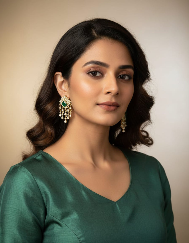 Royal Stone Embellished Jumkas