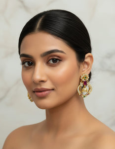 Traditional South Indian Jhumkas